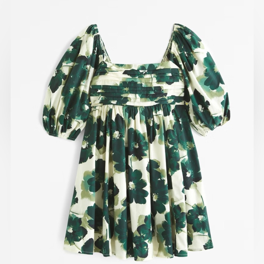 Emerson Poplin Puff Sleeve Mini Dress Large Tall